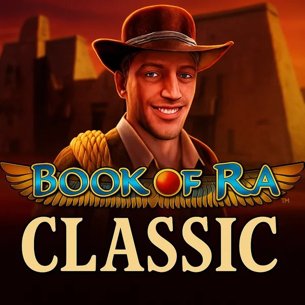 Book of Ra Classic game by Novomatic – logo hosted on Betspino Casino