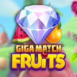 Giga Match Fruits slot visual from RubyPlay available on betspinocasino.org