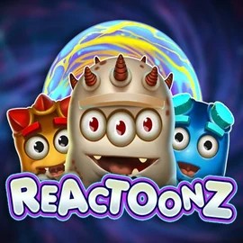 Reactoonz online game logo by Play’n GO on betspinocasino.org