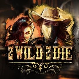 2 Wild 2 Die slot logo by Hacksaw Gaming at Betspino Casino