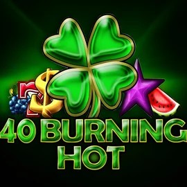 Slots logo of 40 Burning Hot from Amusnet Interactive at Betspino Casino