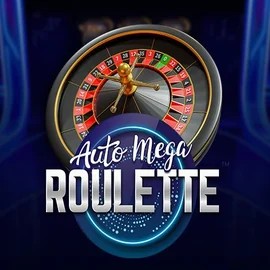 Auto Mega Roulette slot logo by Pragmatic Play at Betspino Casino