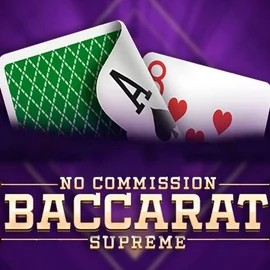 Baccarat Supreme slot logo by OneTouch Games at Betspino Casino