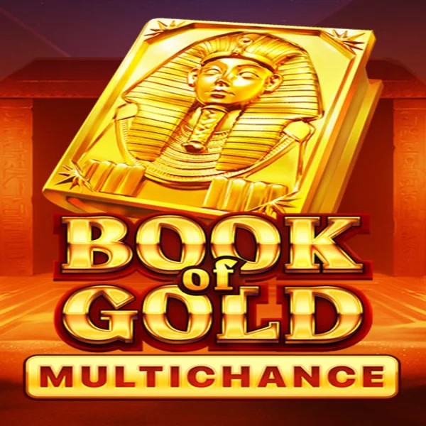 Book of Gold Multichance logo – Slots by Playson at Betspino Casino
