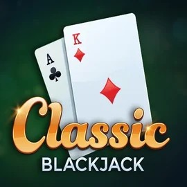 Classic Blackjack online game logo by Red Tiger Gaming on betspinocasino.org