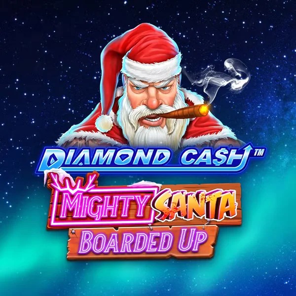 Diamond Cash Mighty Santa Boarded Up game by Greentube – logo hosted on Betspino Casino