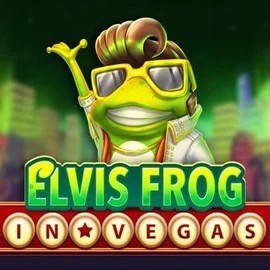 Elvis Frog In Vegas slot visual from BGAMING available on betspinocasino.org