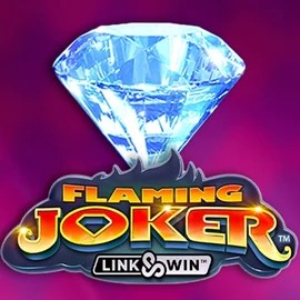 Flaming Joker Link and Win slot logo by Barstruck at Betspino Casino