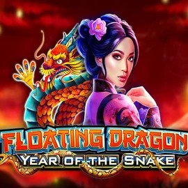 Floating Dragon Year of the Snake logo by Pragmatic Play at Betspino Casino