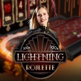 Lightning Roulette casino game by Evolution – featured logo at Betspino Casino