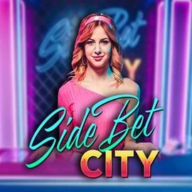 Side Bet City slot logo by Evolution at Betspino Casino