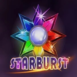 Starburst online game logo by NetEnt on betspinocasino.org
