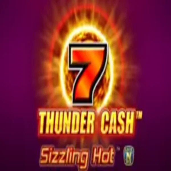Thunder Cash Sizzling Hot slot logo by Novomatic at Betspino Casino